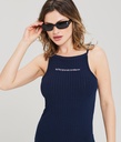 Lyall Maxi Jersey Dress, Dark Blue