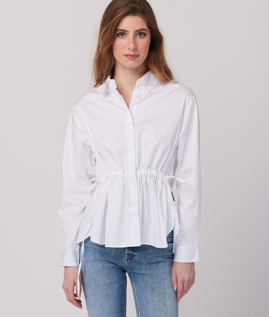 Carina Oversize Blouse, White