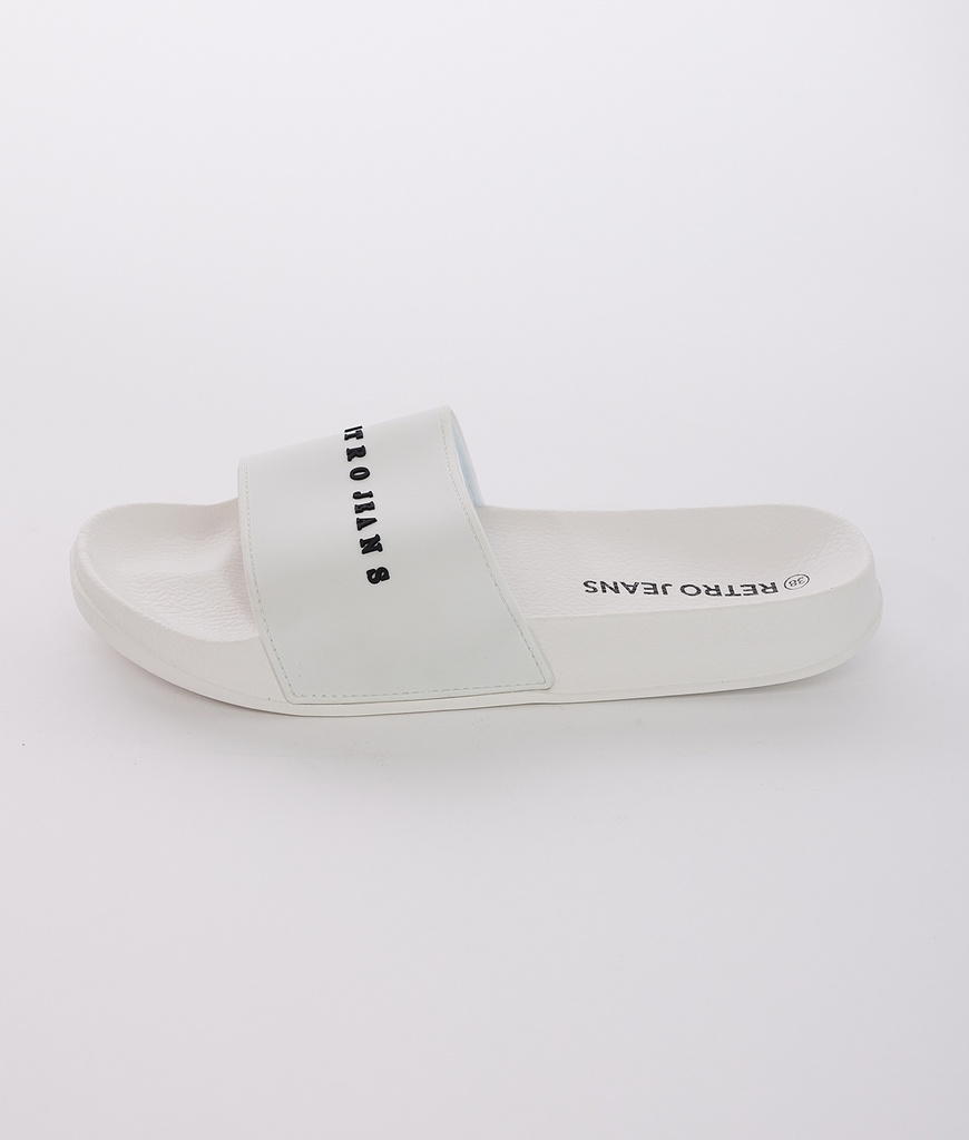 Gwen Slipper Flip-Flops, White