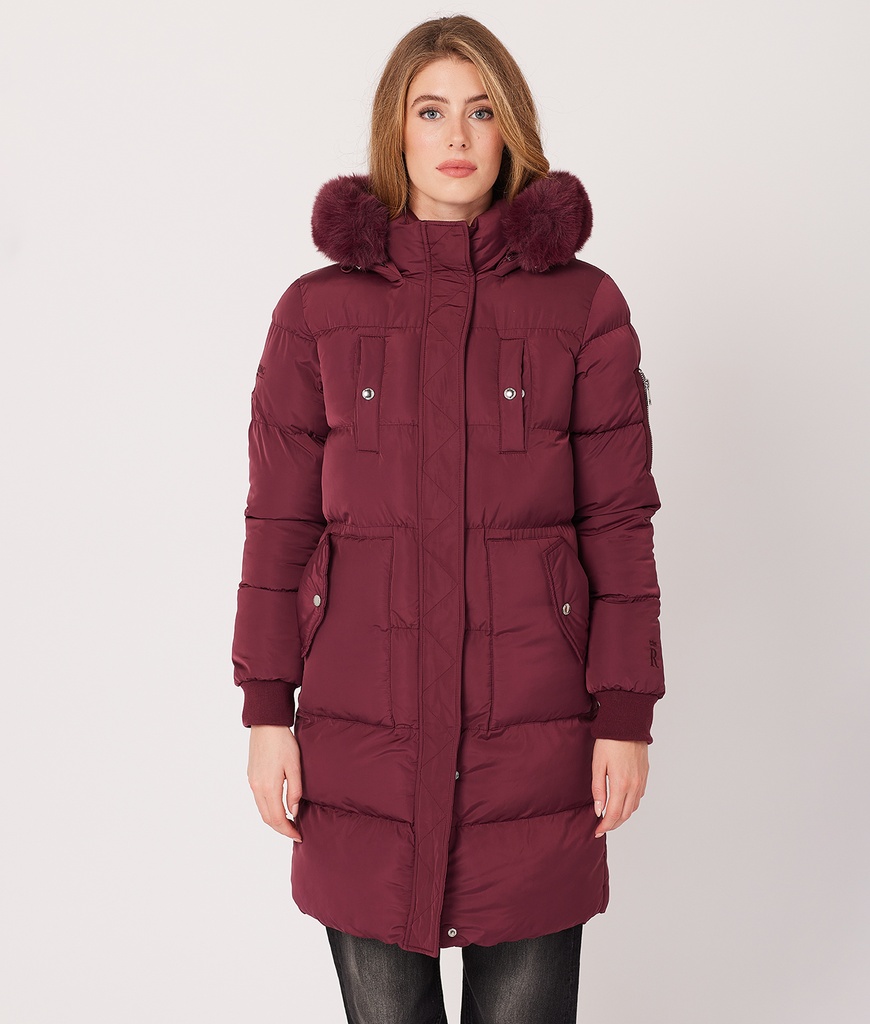 Carie Long Jacket, Bordeaux
