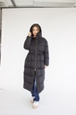 Hailey Long Jacket, Black