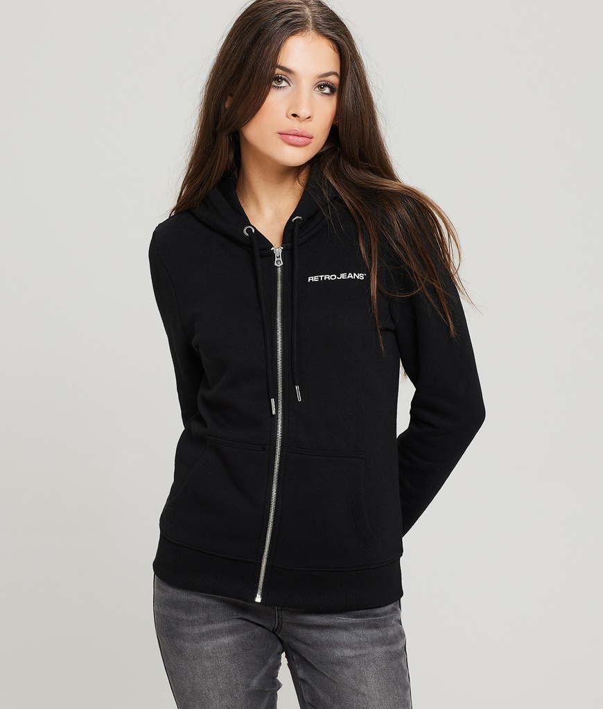 Karri Zip Jogging Top, Black