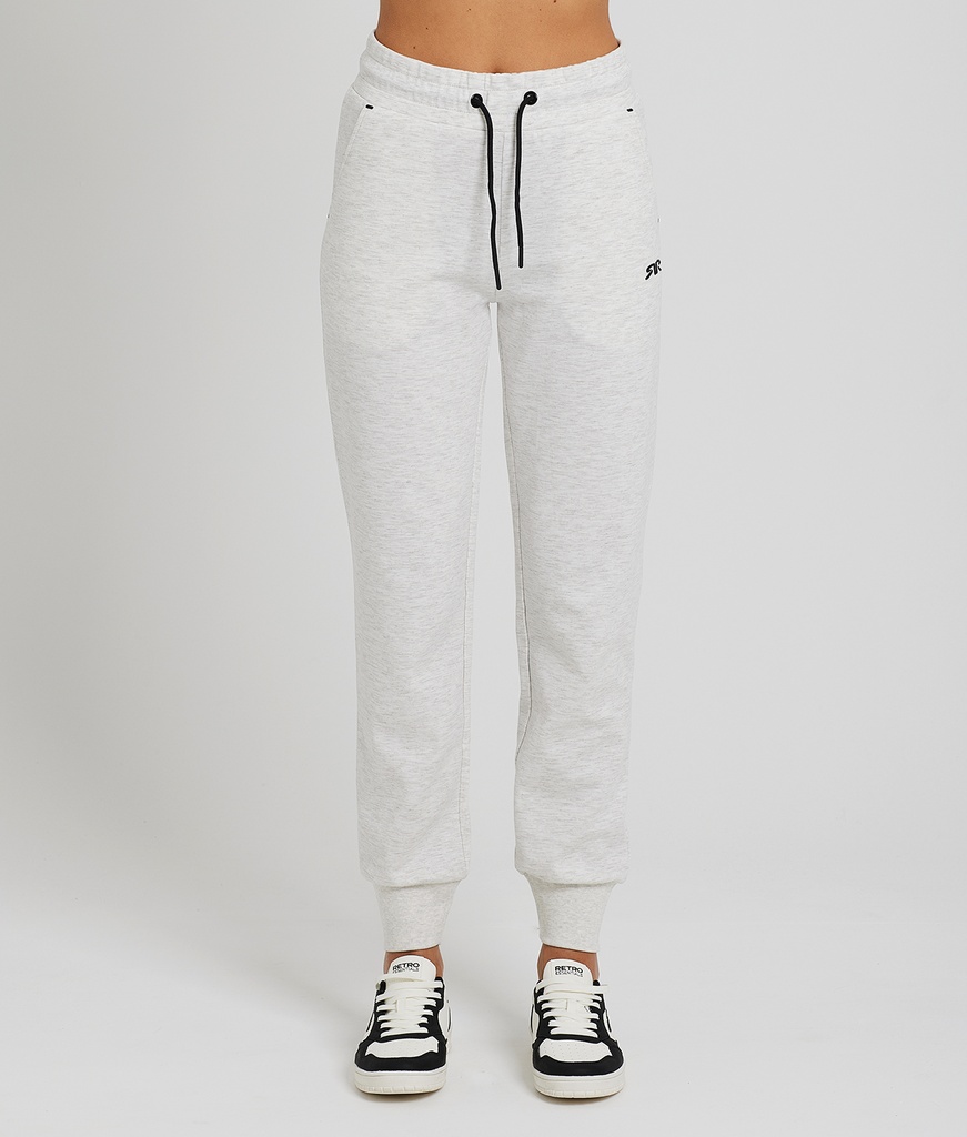 Luna Jogging Pants, Off White Melange