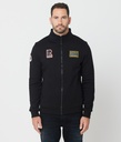 Aintree Zipup Jogging Top, Black