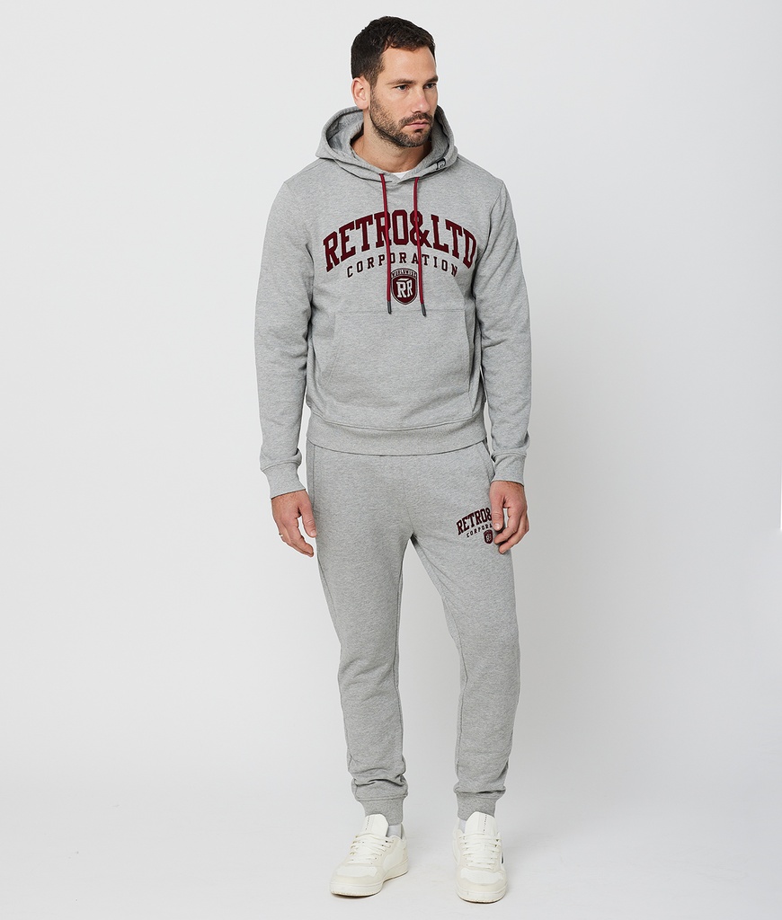Zephyr Jogging Pants, Grey Melange
