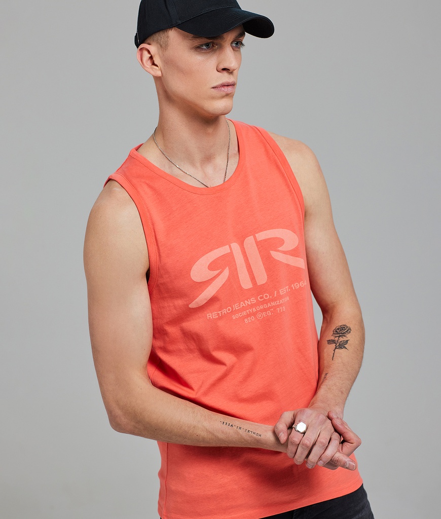 Thurso Tank Top, Coral