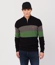 Valin Half Zip Sweater, Black