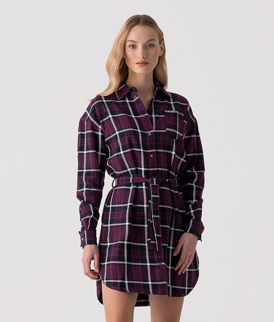 Varma T Woven Dress, Tartan