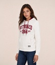 Barb Hoodie Jogging Top, Off White