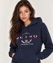 Anniversary W Hoodie Jogging Top, Blue