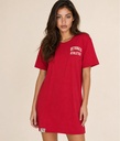 Bunny Jersey Dress, Red