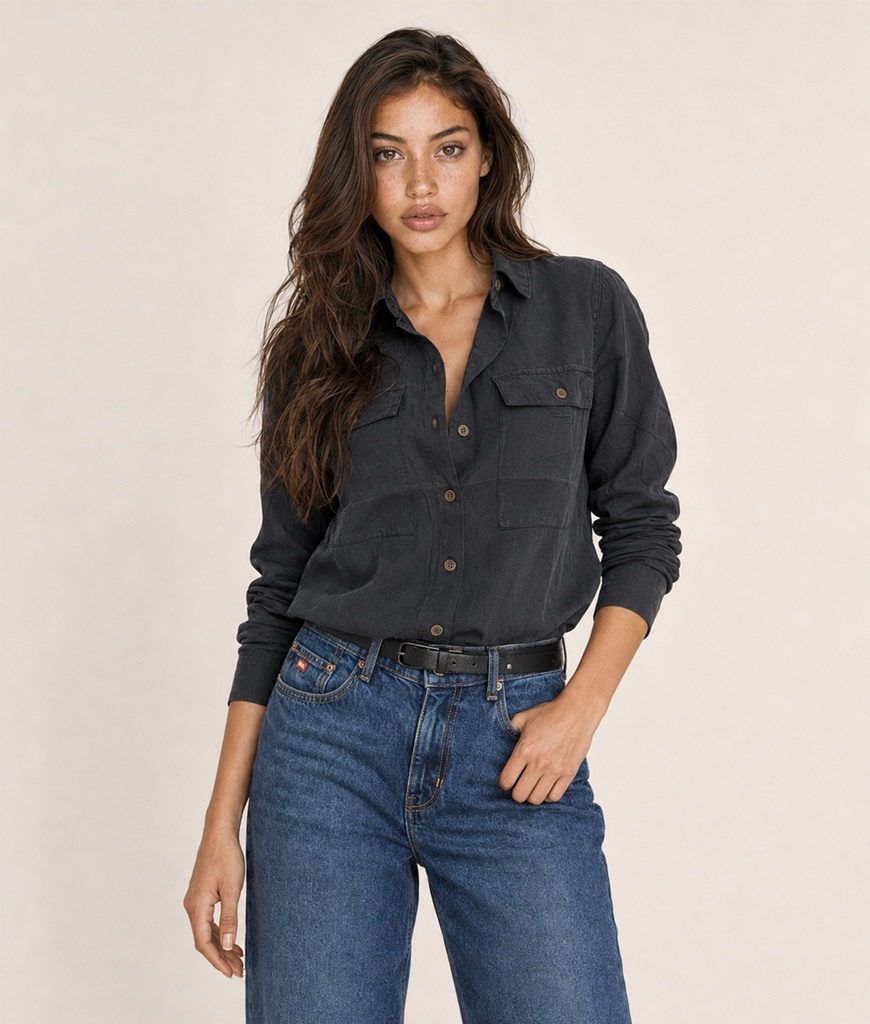Carol Shirt, Black