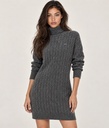 Maya Knitted Dress, Grey Melange