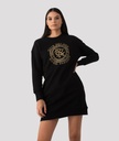 Toronto Sweater  Jersey Dress, Black