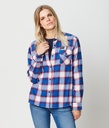 Kristen Blouse, Blue Checked