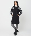 Xyla Jogging Jogging Dress, Black