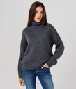 Laurel Turtleneck Sweater, Anthracite