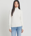Linda Turtleneck Sweater, Ecru