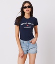 Rr Crew W T-Shirt, Navy Blue