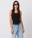 Ina Tank Top, Black