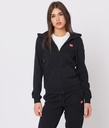 RR Original W Zip Hoodie Jogging Top, Black