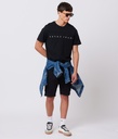 Marlon Cargo Woven Shorts, Jet Black