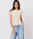 Bella T-Shirt, Beige