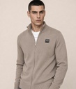 Brendan Zip Up Sweater, Mud