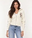 Anastacia Short Cardigan, Off White Melange