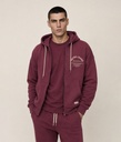 Zion Zip Hoodie Jogging Top, Bordeaux